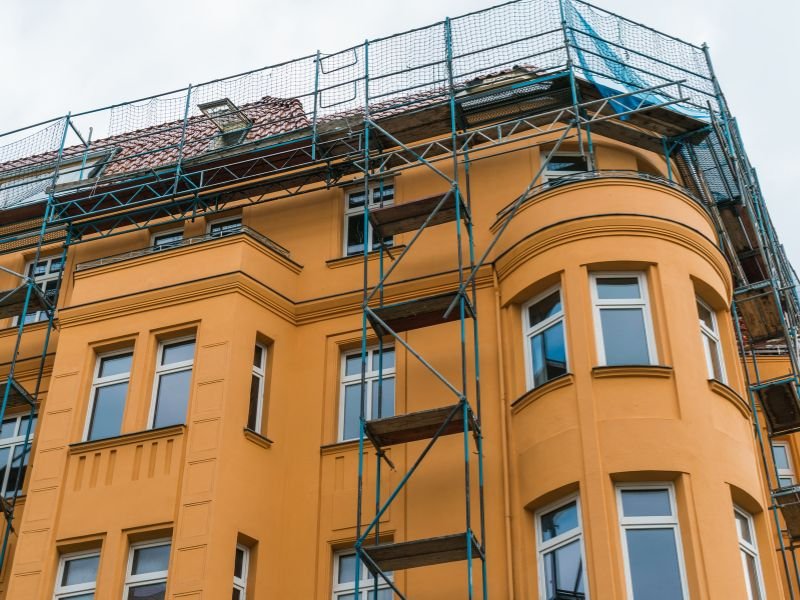 Rehabilitación de fachada de edificio